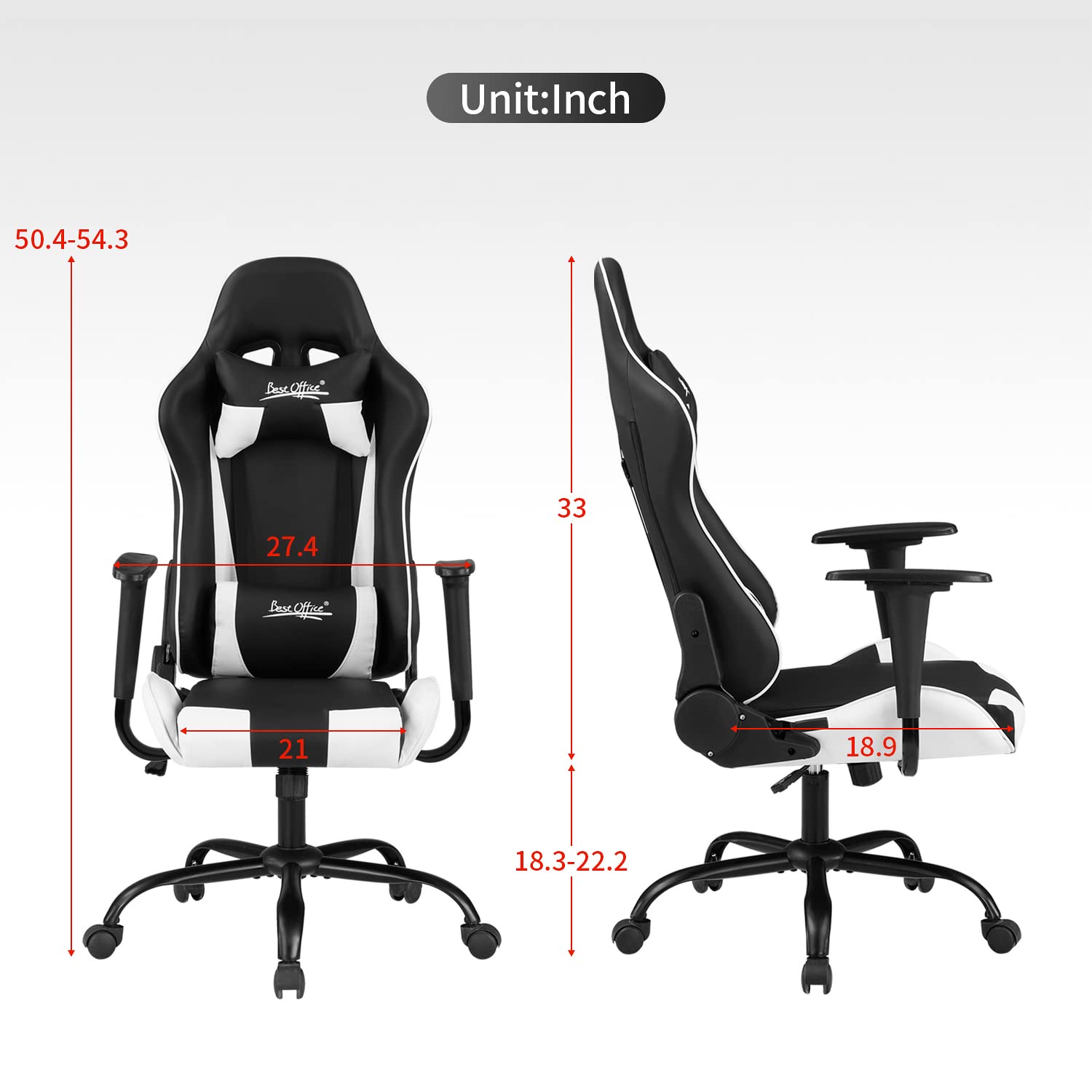 High-Back Gaming PC Office Chair