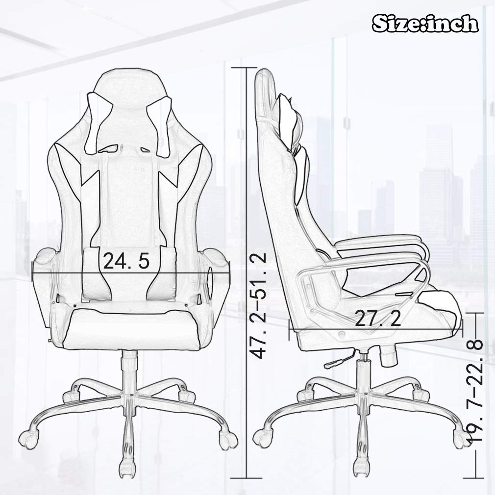 High-Back Gaming PC Office Chair