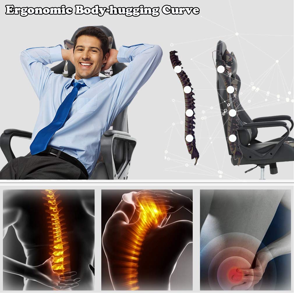 High-Back Gaming PC Office Chair