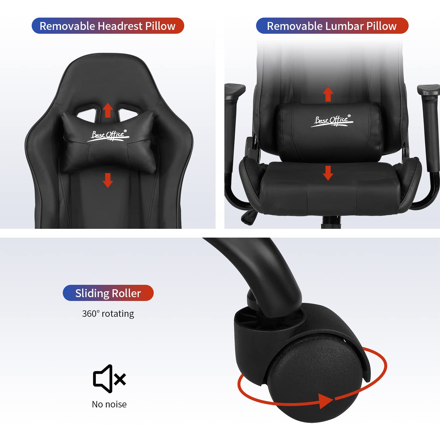 High-Back Gaming PC Office Chair