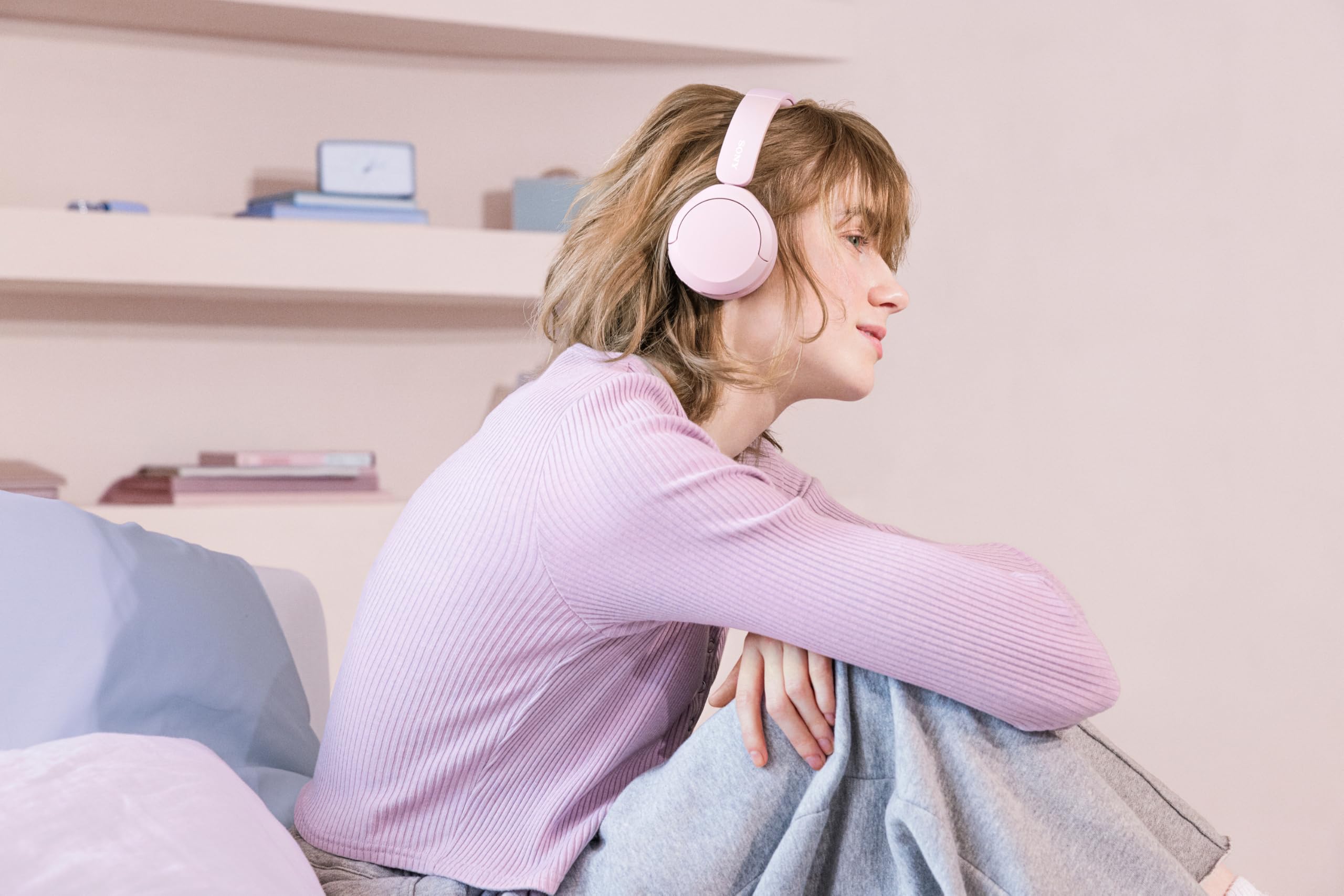 Sony WH-CH520 Wireless Headphones Bluetooth On-Ear Headset