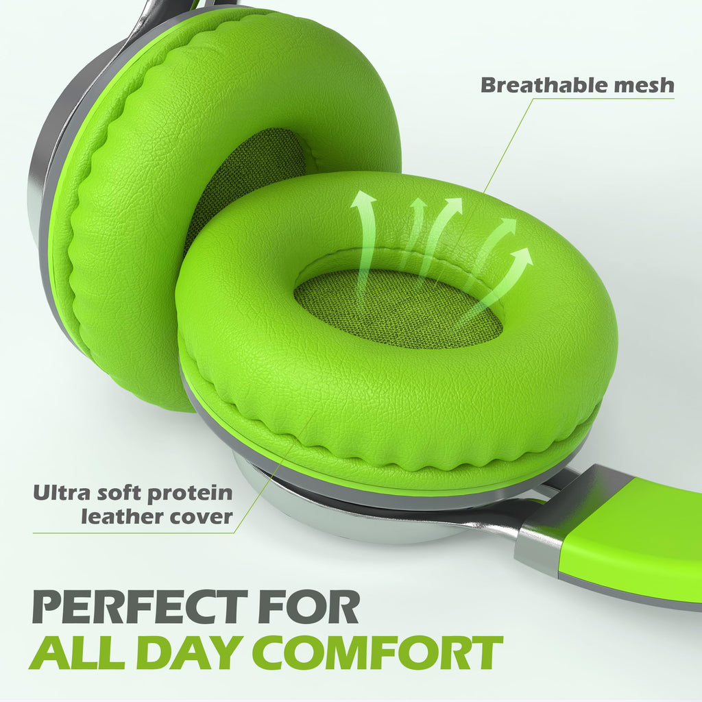 AILIHEN C8 Kids Headphones Wired, On-Ear Headphones with Microphone and Volume Control