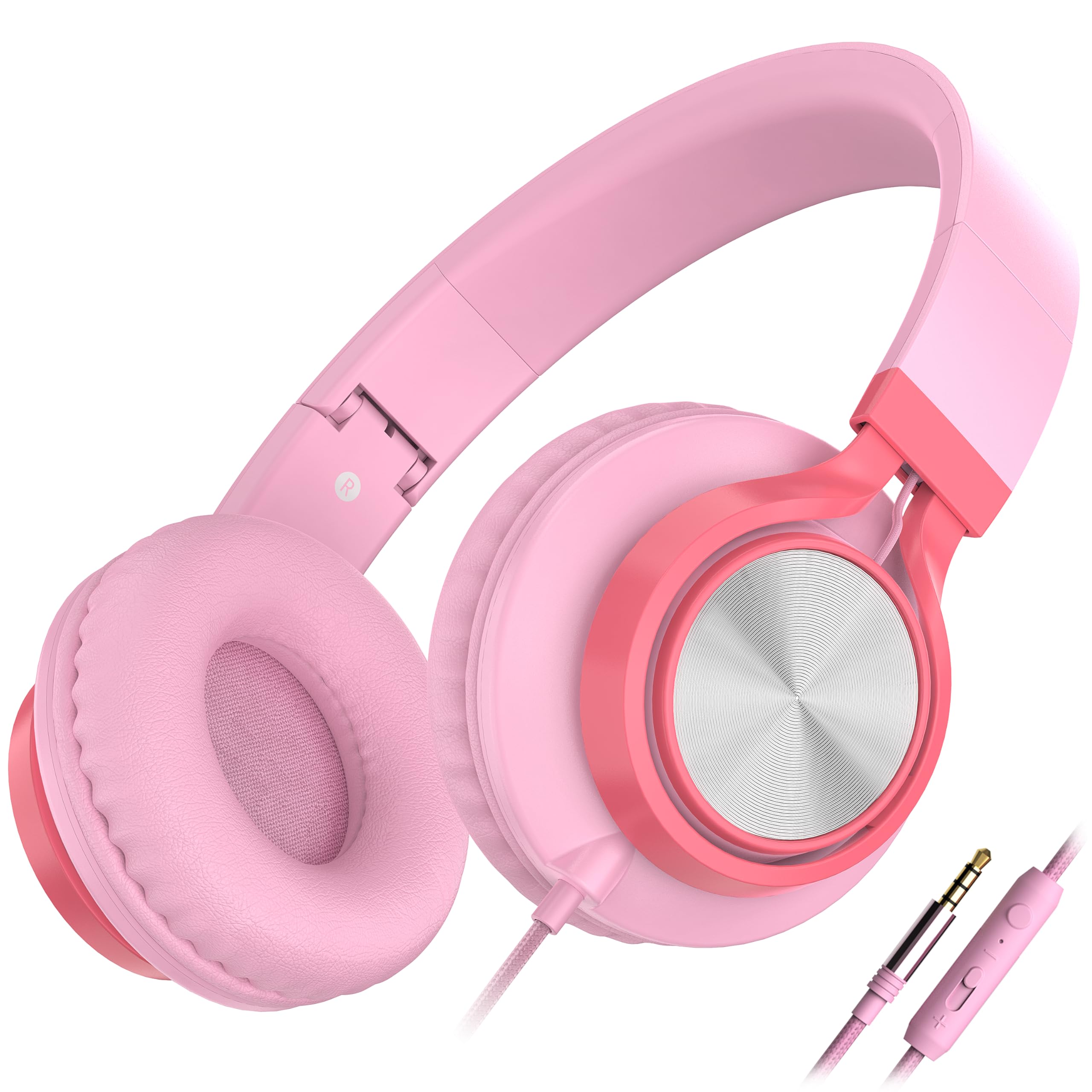 AILIHEN C8 Kids Headphones Wired, On-Ear Headphones with Microphone and Volume Control